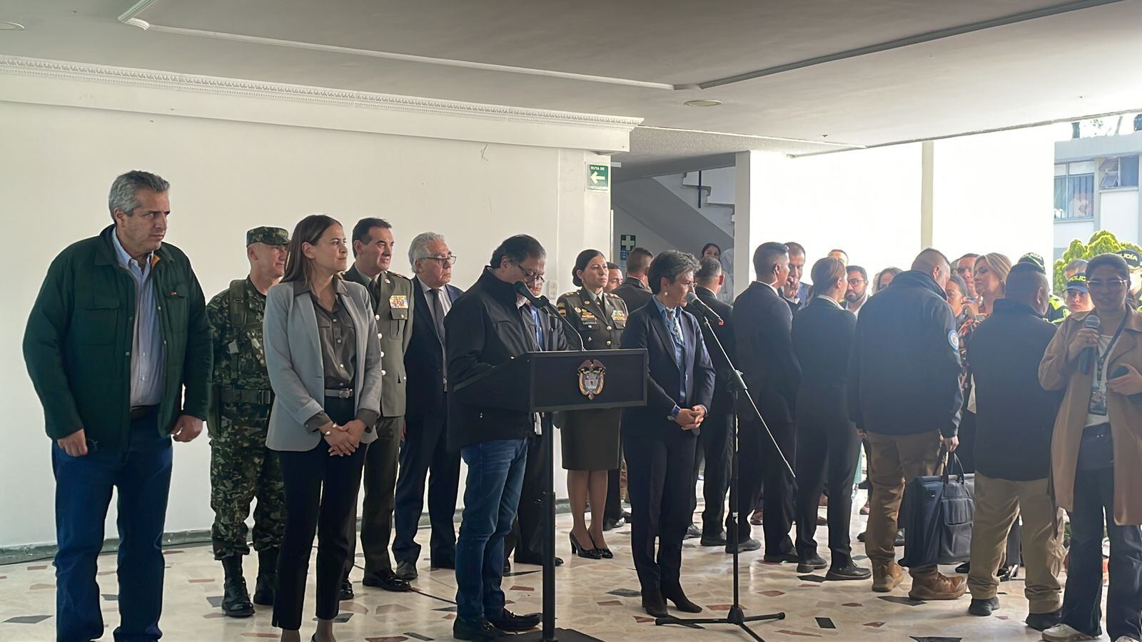 Gustavo Petro y Claudia López. 28 de spetiembre 2023. Foto: Suministrada.