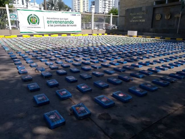 Autoridades incautan más de una tonelada de coca en Cartagena
