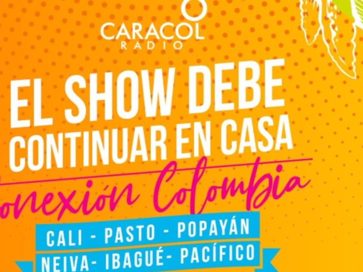 El show debe continuar en casa: 'Conexión Colombia'