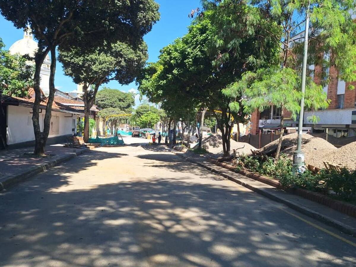 Habilitan paso vehicular en algunas vías del centro de Bucaramanga