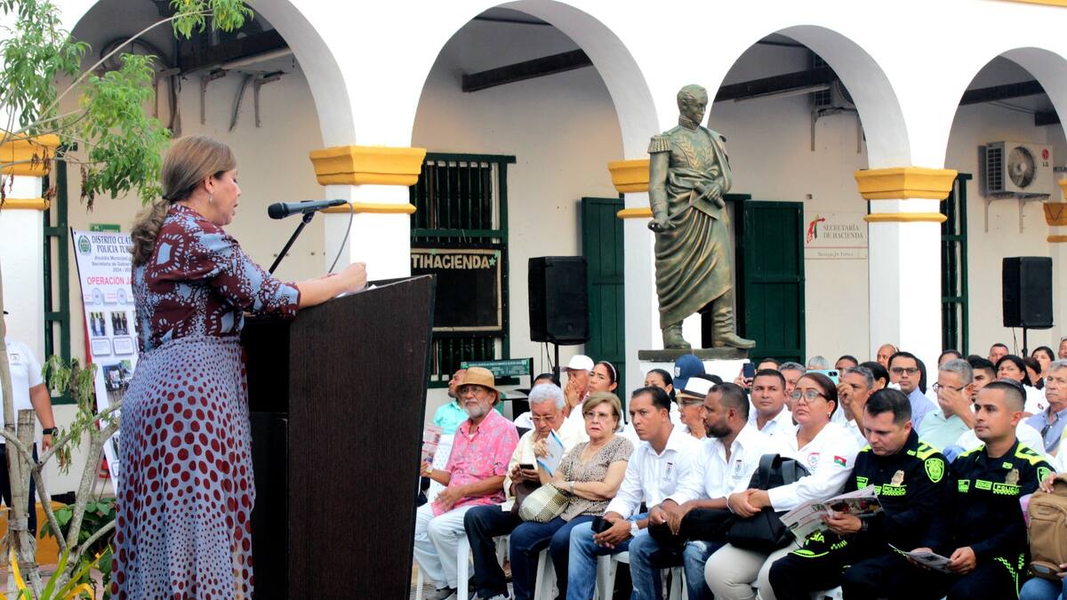 Alcaldesa de Turbaco entregó balance de gestión tras cuatro meses de Gobierno