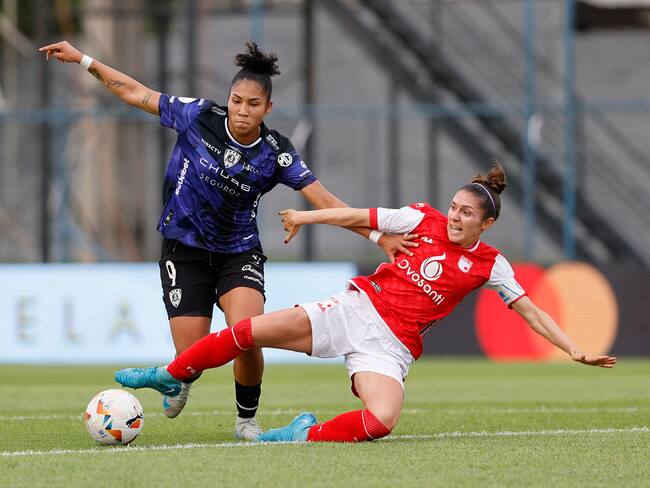 Independiente Santa Fe Vs. Independiente del Valle por Copa Libertadores Femenina 2024 (Paraguay). EFE/ Juan Pablo Pino