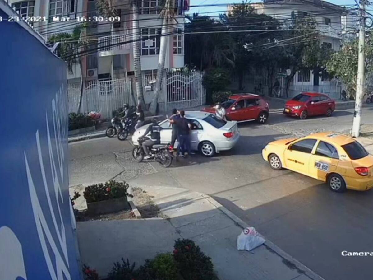 Policía de Cartagena busca a atracadores que fingen accidente de tránsito