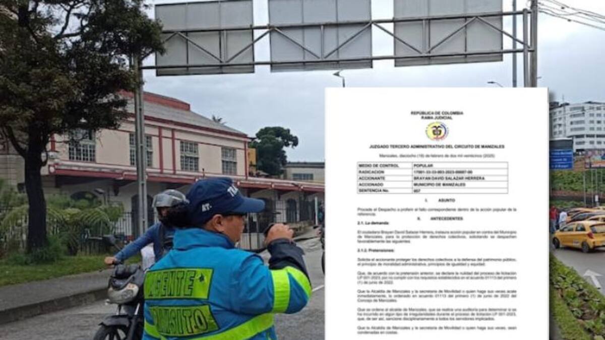 ¿Qué va a pasar con las fotomultas de Manizales?