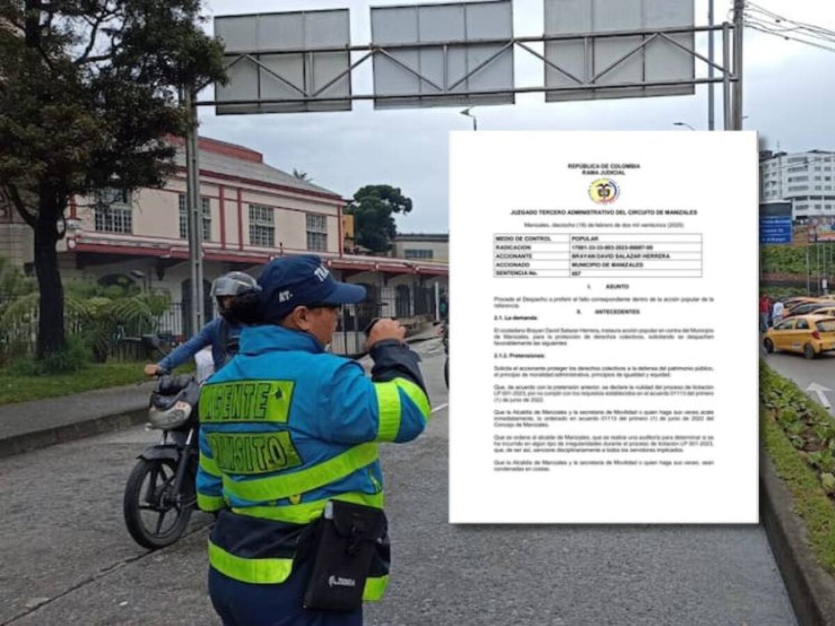 ¿Qué va a pasar con las fotomultas de Manizales?