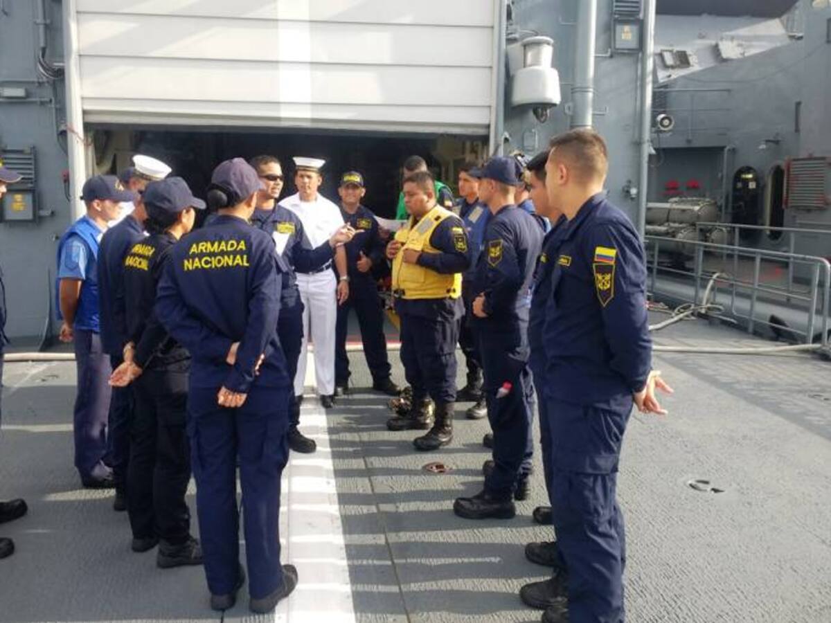 Cadetes navales profesionales terminan su fase de embarque en Cartagena
