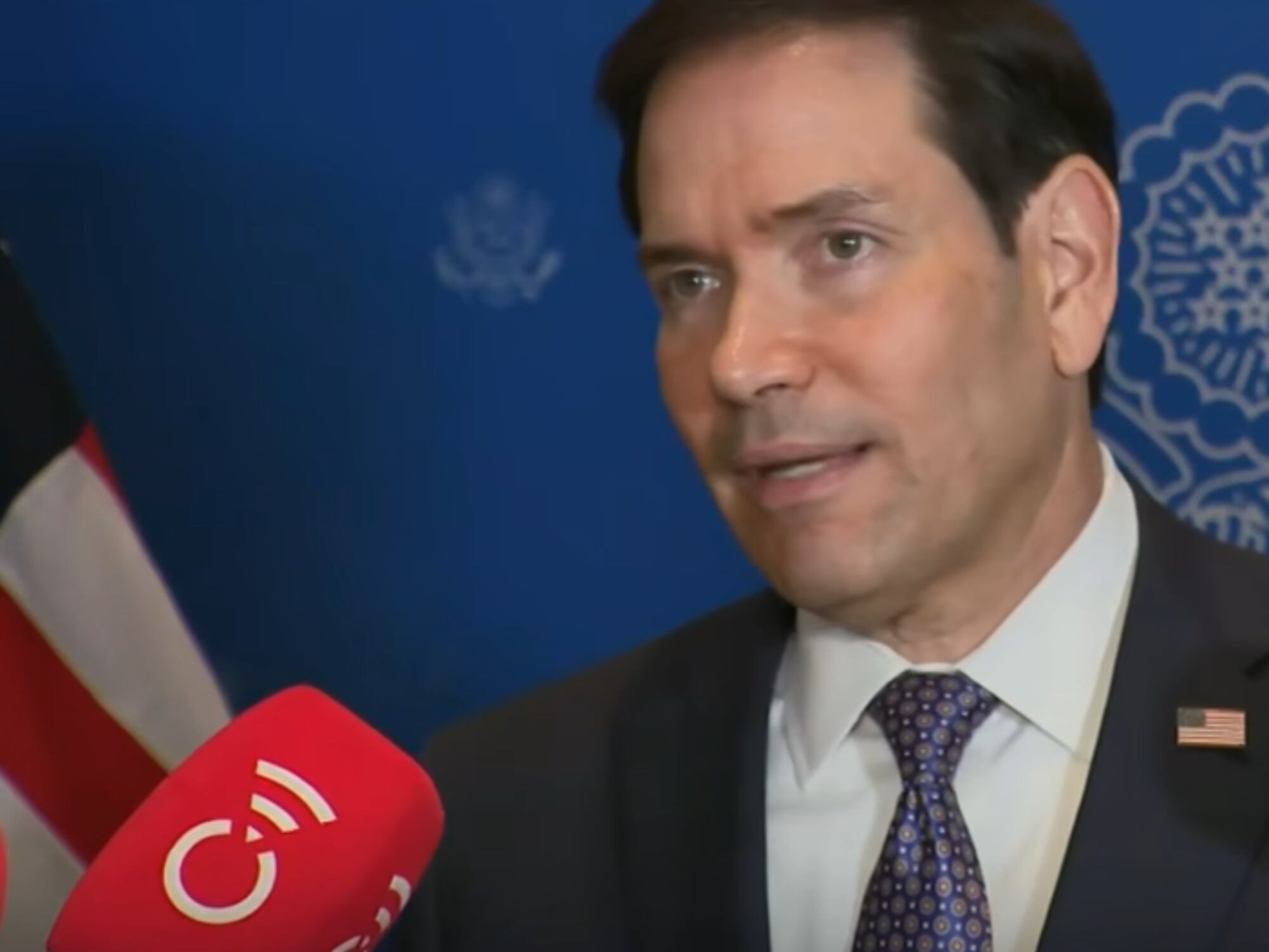 Marco Rubio, secretario de Estado de Estados Unidos. Foto: captura de pantalla.