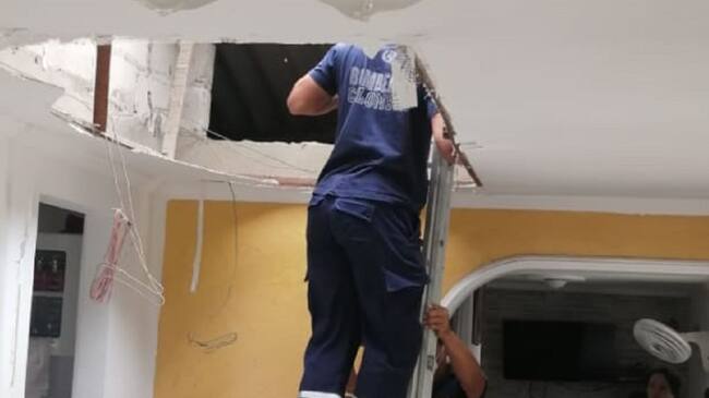 La emergencia se presentó en el Portal del Virrey