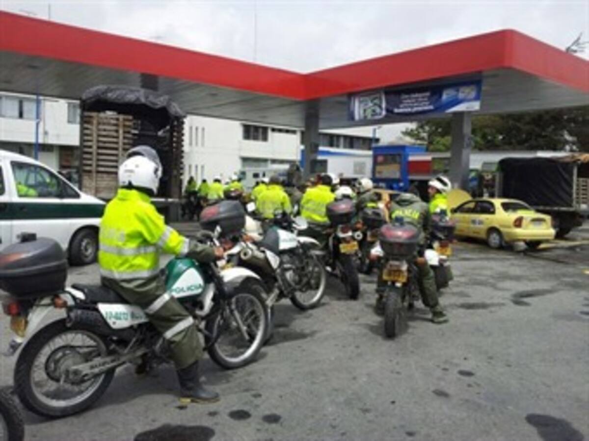 Sin gasolina se están quedando las patrullas de Policía en Bogotá