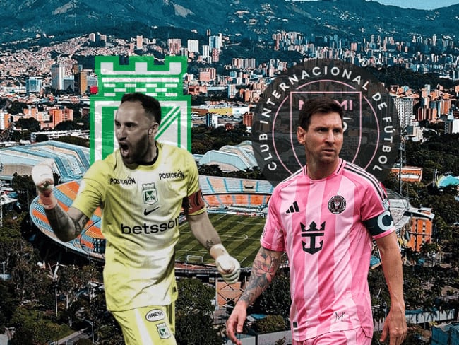 Atlético Nacional VS. Inter de Miami/ Composicón Caracol Radio