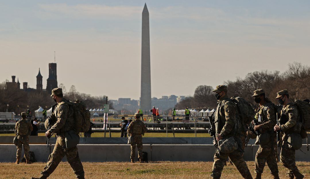 Guardia Nacional custodia los principales lugares de Washington 