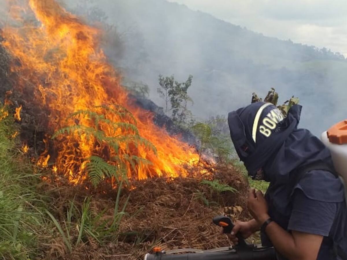 11 municipios del Huila en alerta por incendios forestales