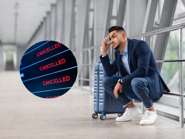 Vuelos cancelados, imagen de referencia