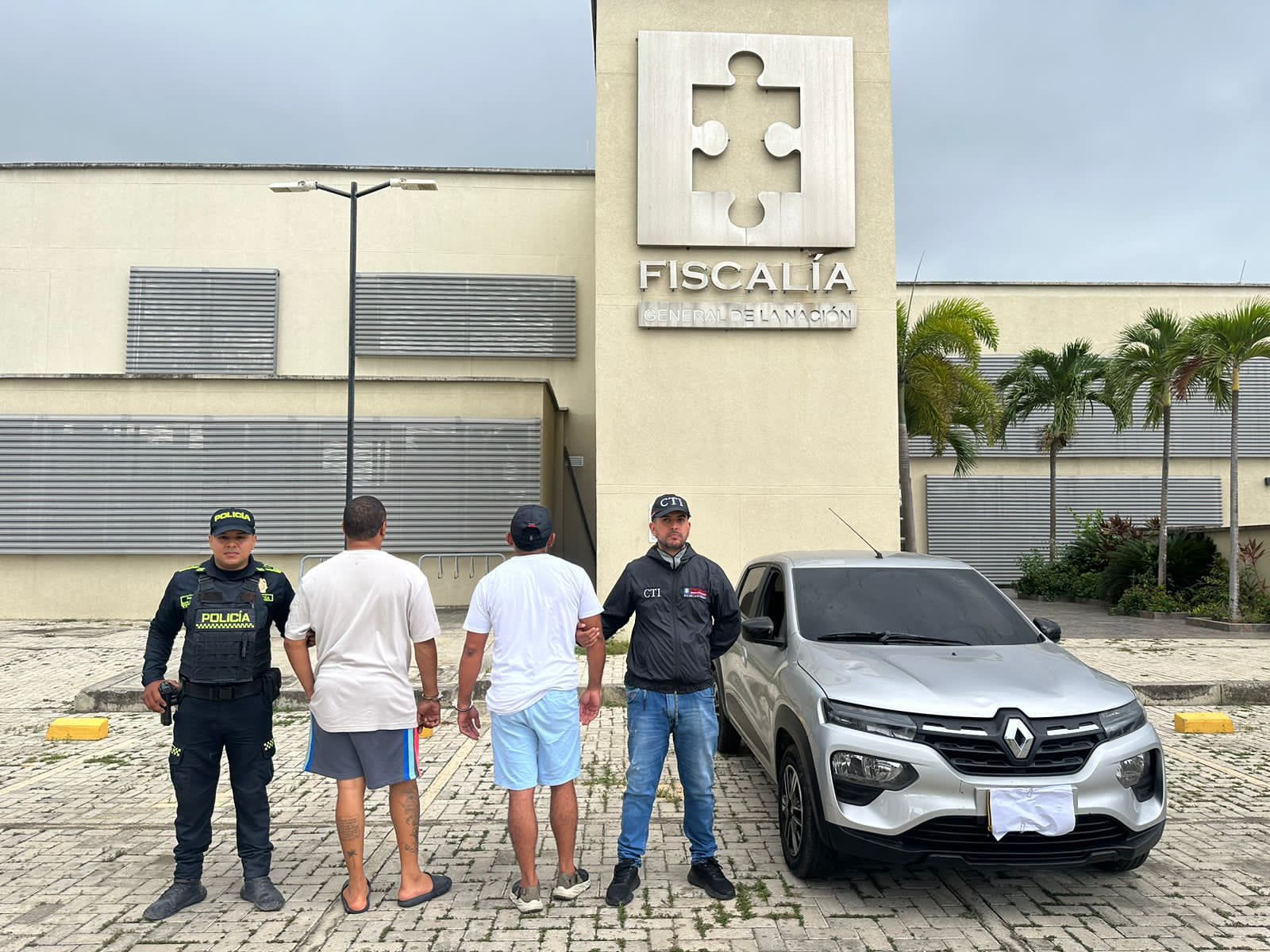 La banda delincuencial ‘Los Andariegos’ - Cortesía Policía del Quindío