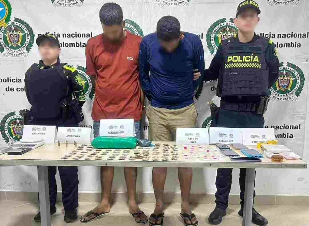 Seis capturados durante ofensiva contra el tráfico de estupefacientes en Cartagena