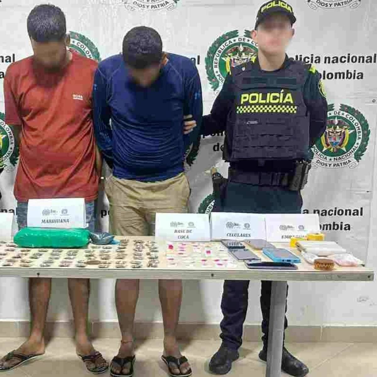 Seis capturados durante ofensiva contra el tráfico de estupefacientes en Cartagena