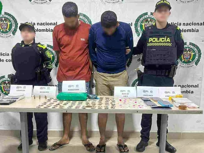 Seis capturados durante ofensiva contra el tráfico de estupefacientes en Cartagena