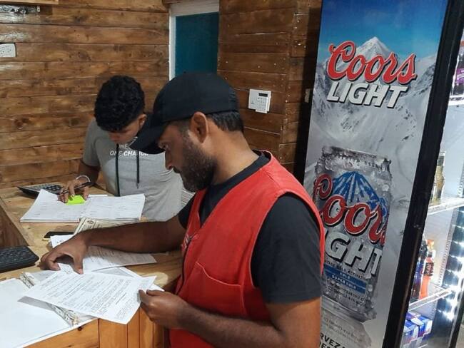 Realizan caravana de seguridad en el barrio El Campestre, en Cartagena