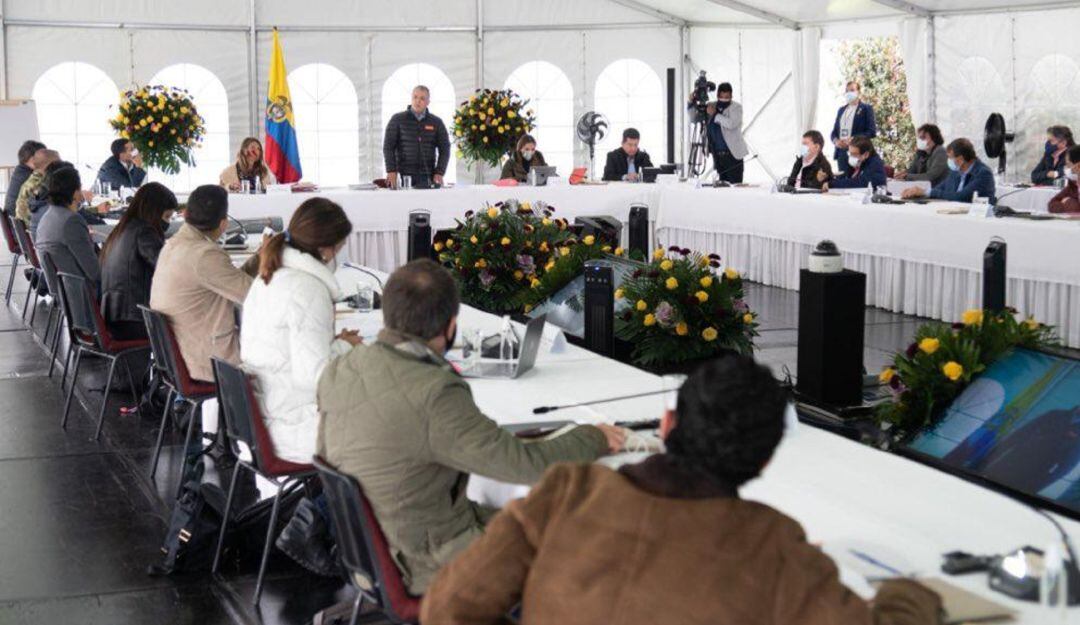 Gobierno realiza reunión estrategica en Hato Grande