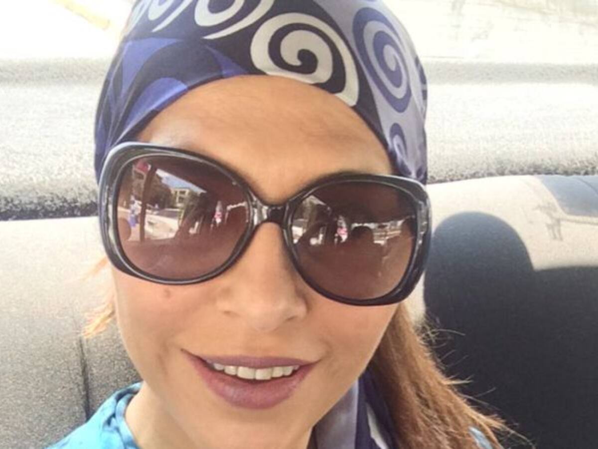 Con esta foto, Lorena Meritano motiva a las personas que sufren de cáncer