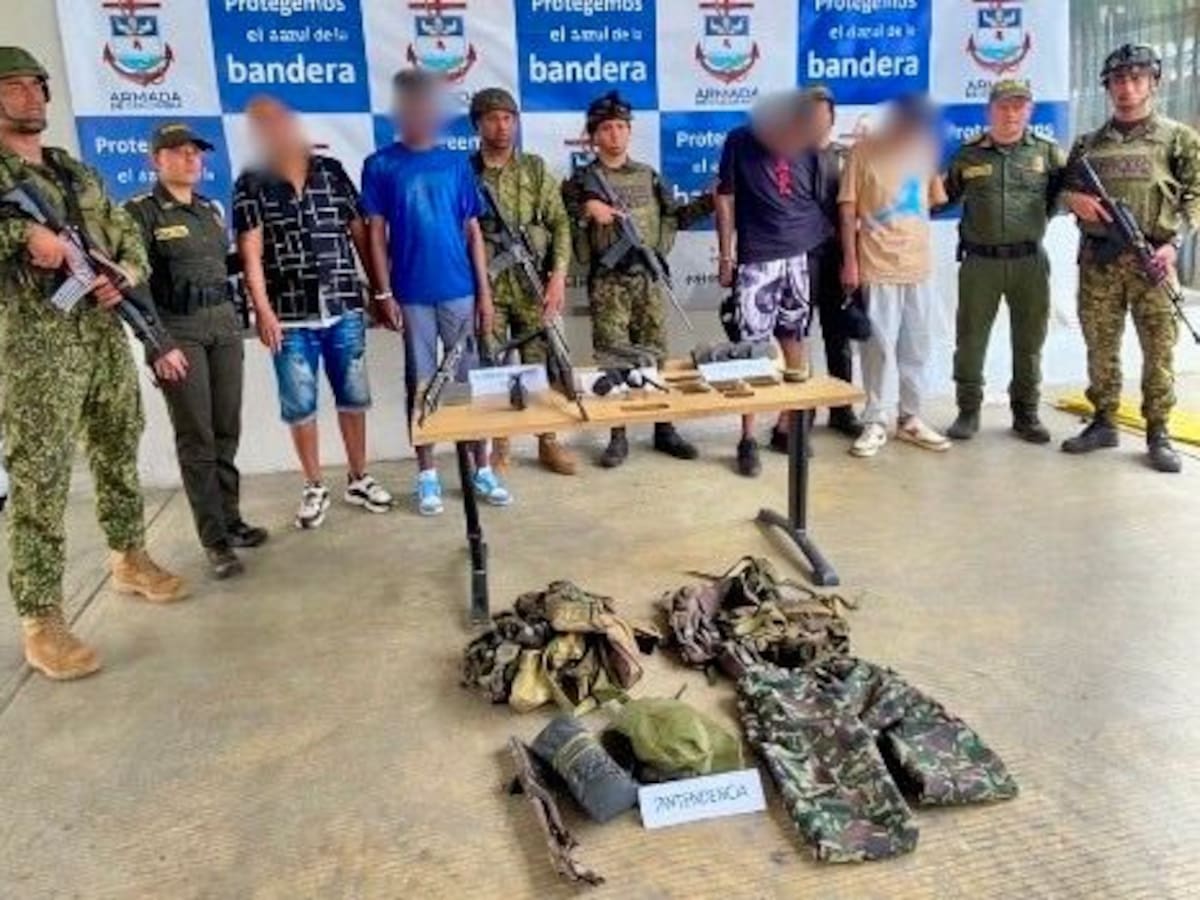 Capturan a cuatro presuntos integrantes del ELN en San Cipriano, zona rural de Buenaventura