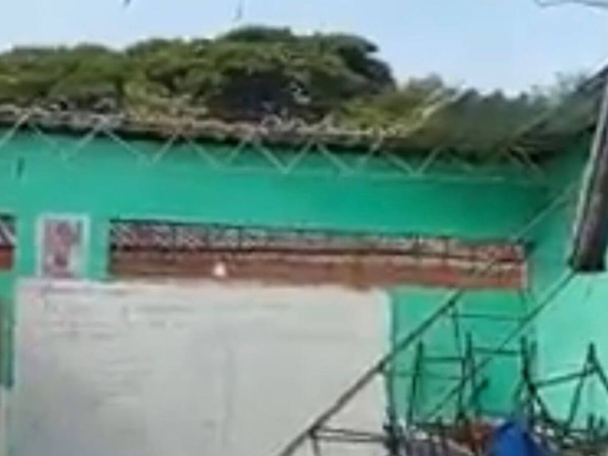 Techo de una escuela se desplomó en Puerto Tejada, Cauca