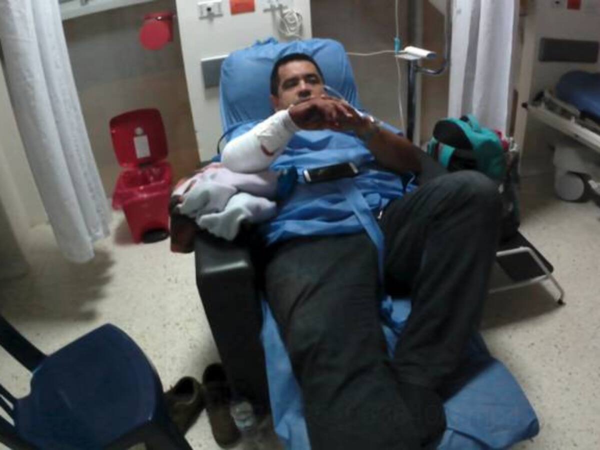 Herido taxista de 15 puñaladas en el oeste de Cali