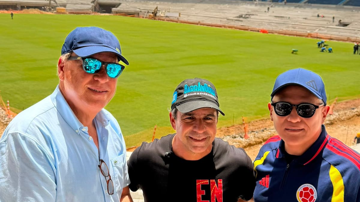 Ramón Jesurún destacó avances del Metropolitano en Barranquilla: “Será un estadio de nivel mundial”