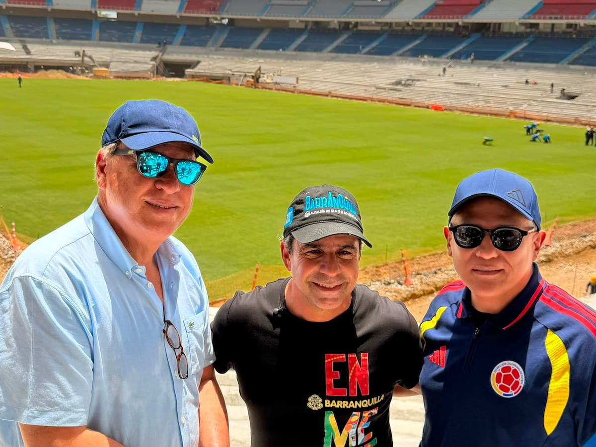 Ramón Jesurún destacó avances del Metropolitano en Barranquilla: “Será un estadio de nivel mundial”