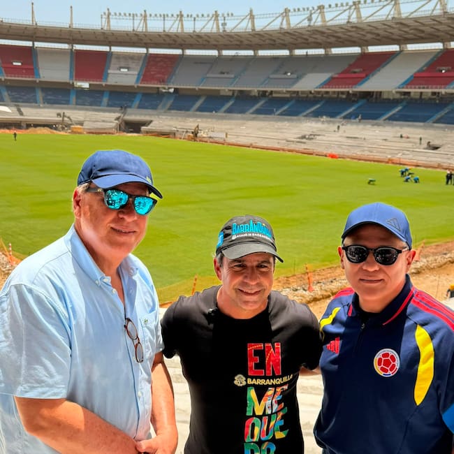 Barranquilla avanza en la transformación del Metropolitano: Jesurún asegura que igualará los estándares del fútbol mundial