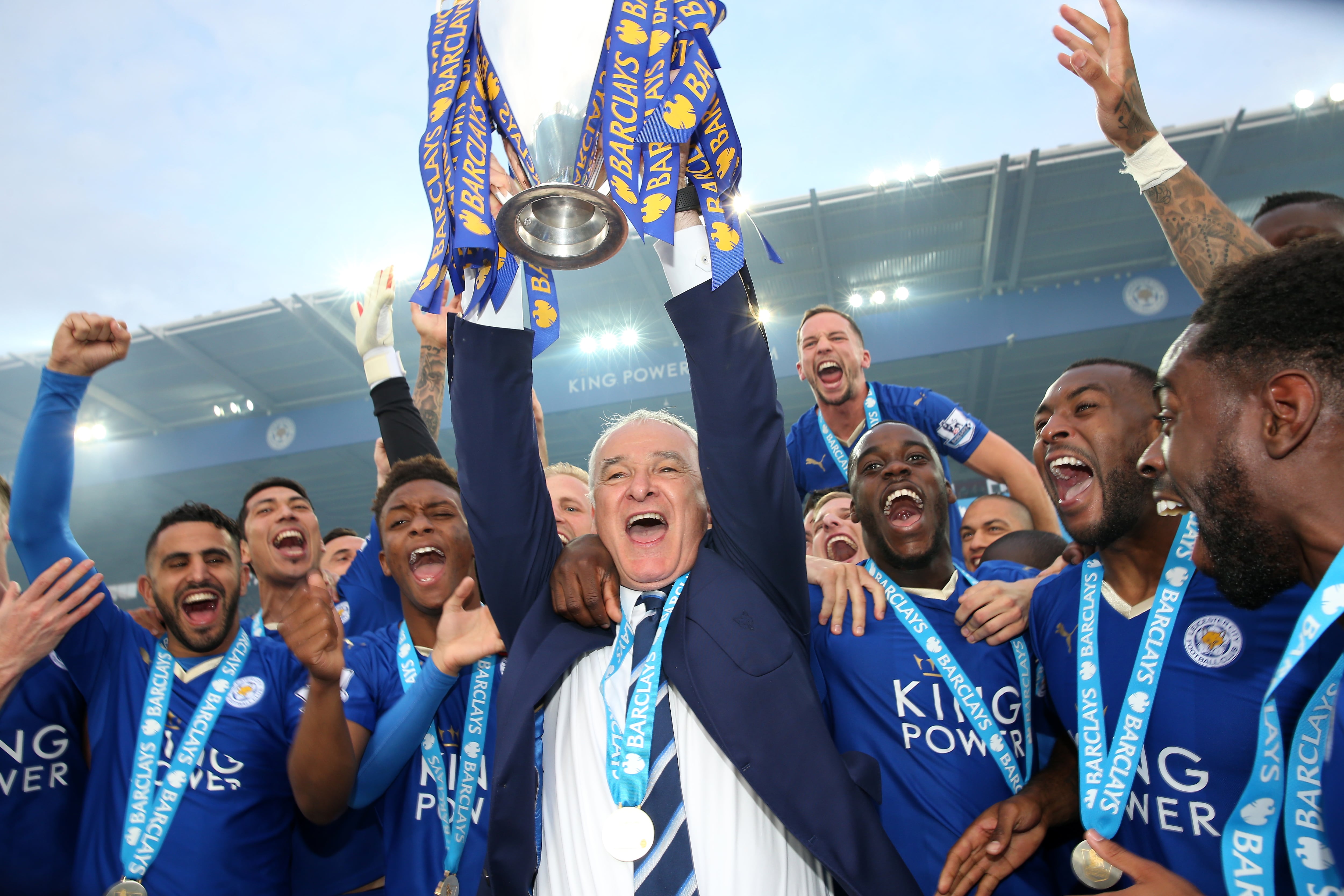 Leicester City celebrando la Premier League. Foto: Getty Images.