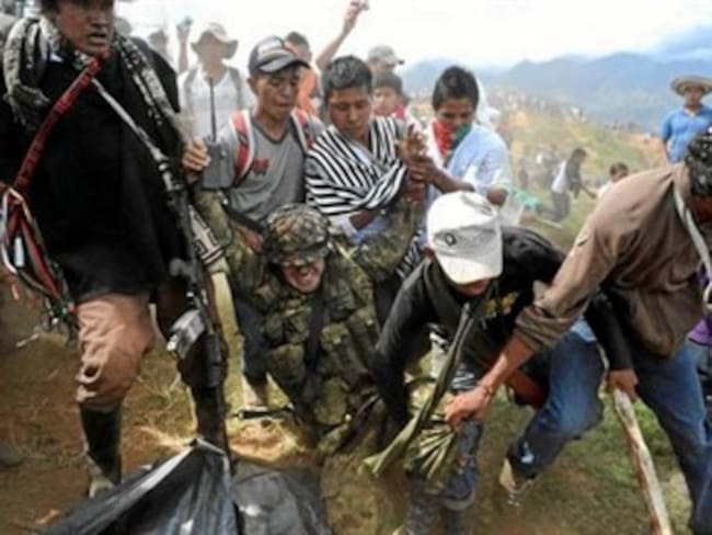 No vamos a aceptar que los indígenas vuelvan a golpear a los soldados en Cauca: Mindefensa