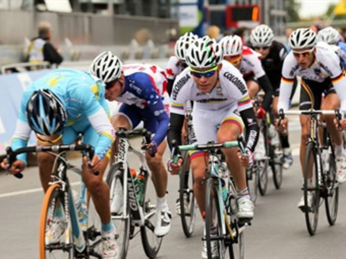 José Hernández, mejor colombiano en la prueba junior del Campeonato Mundial de Ruta