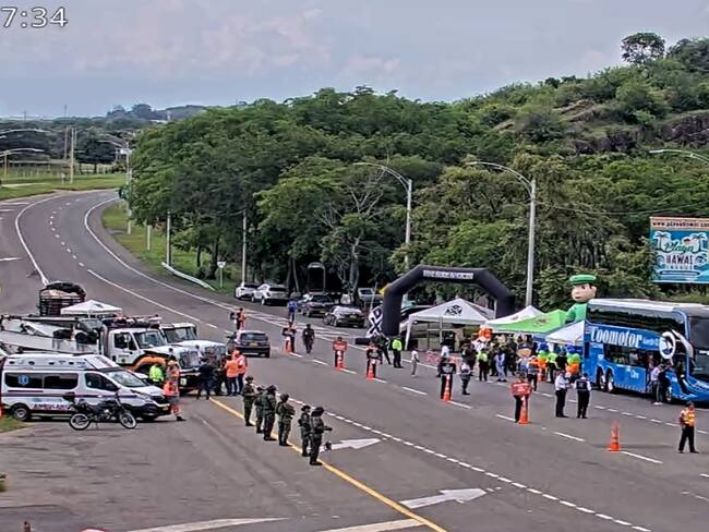 Esperamos que cerca de 65,000 vehículos se movilicen durante este 25 de diciembre. Foto policía de carreteras Huila.