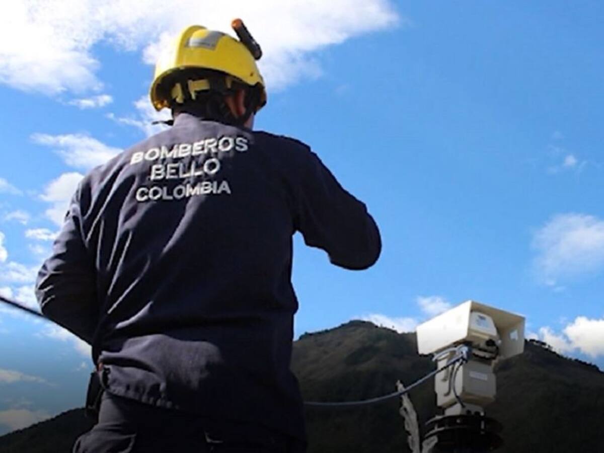 Bomberos de Bello tiene una cámara térmica para control de incendios