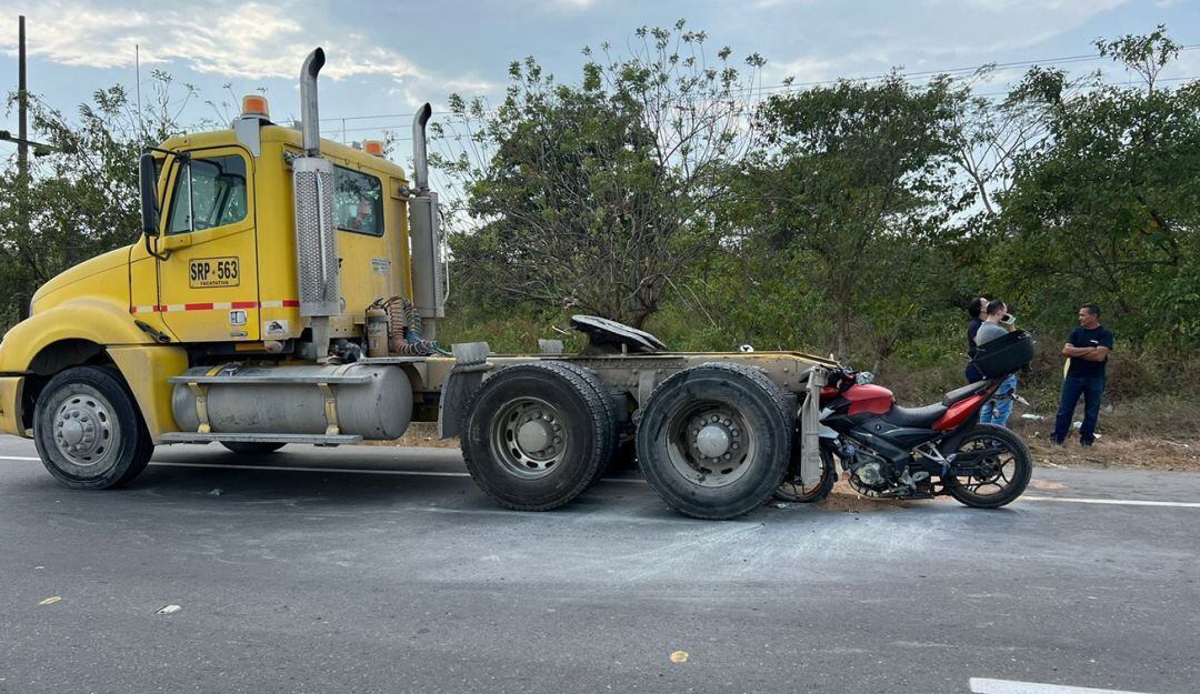 El accidente se presentó en el kilómetro 25 de la Variante Mamonal Gambote