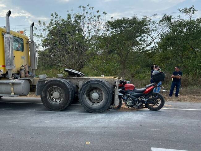 El accidente se presentó en el kilómetro 25 de la Variante Mamonal Gambote