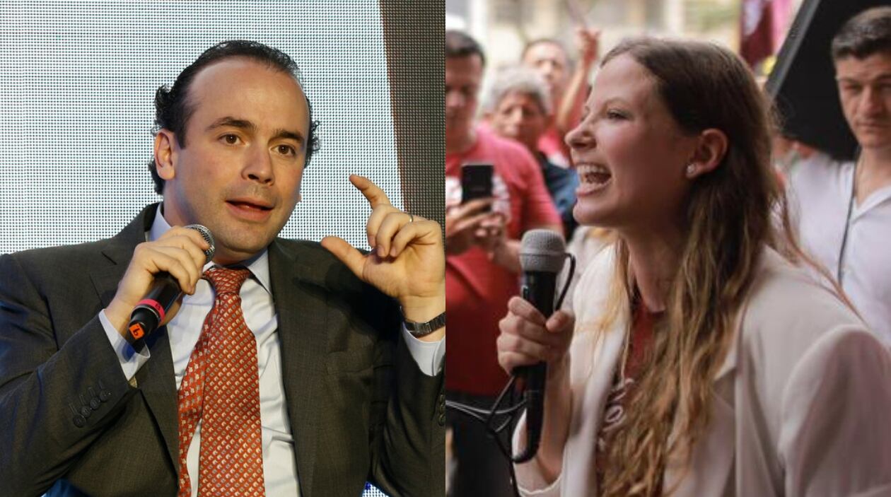 Diana Rojas y Alejandro Éder. Foto: Colprensa y Twitter.