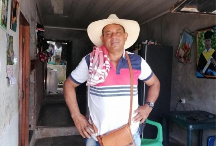 Jairo Díaz, líder social sur de Bolívar