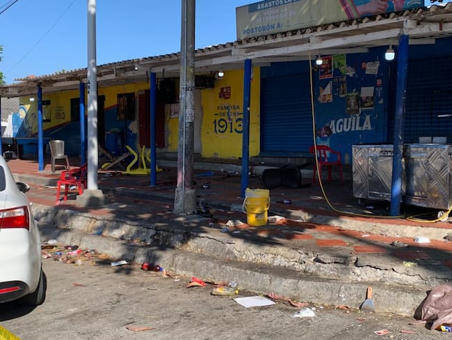 Primera masacre del año en Barranquilla, ocurrida en el barrio El Santuario./ Caracol Radio