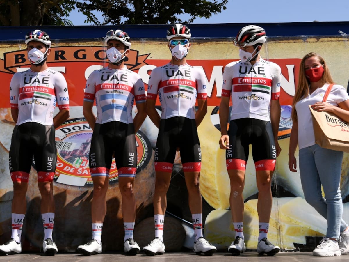 El Team Emirates retiró tres de sus colombianos de la Vuelta a Burgos