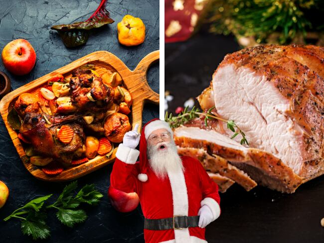 ¿Qué comida es mejor en Navidad, Pernil de cerdo o Pavo?