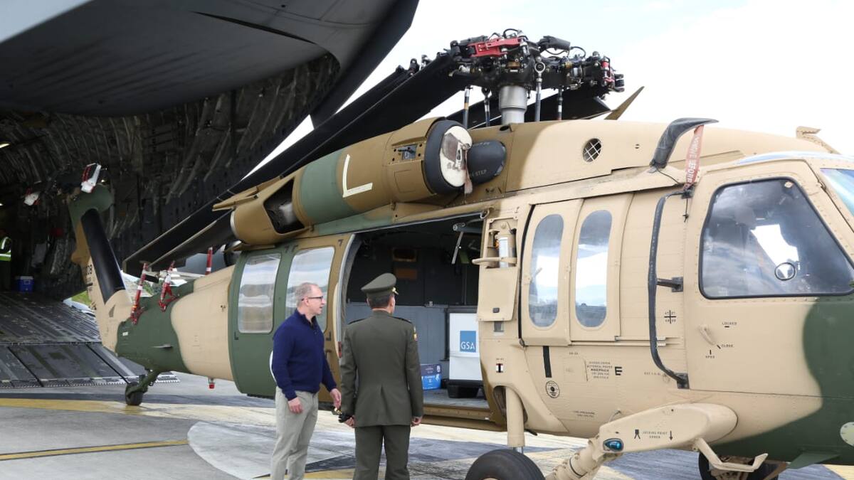 22 helicópteros black hawk de Policía Antinarcóticos cesan operaciones en Colombia por orden de EE.UU.
