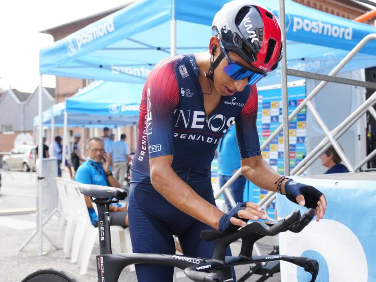 Egan Bernal se retiró en la última etapa del Tour de Dinamarca