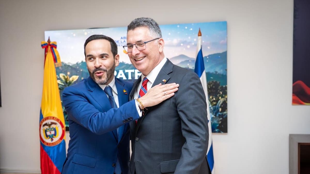 De La Espriella se reúne con canciller israelí antes de posesión presidencial