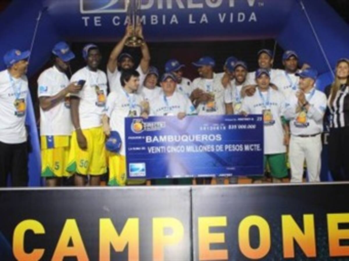 Bambuqueros, campeón de la Liga Directv participara en el sudamericano de Baloncesto