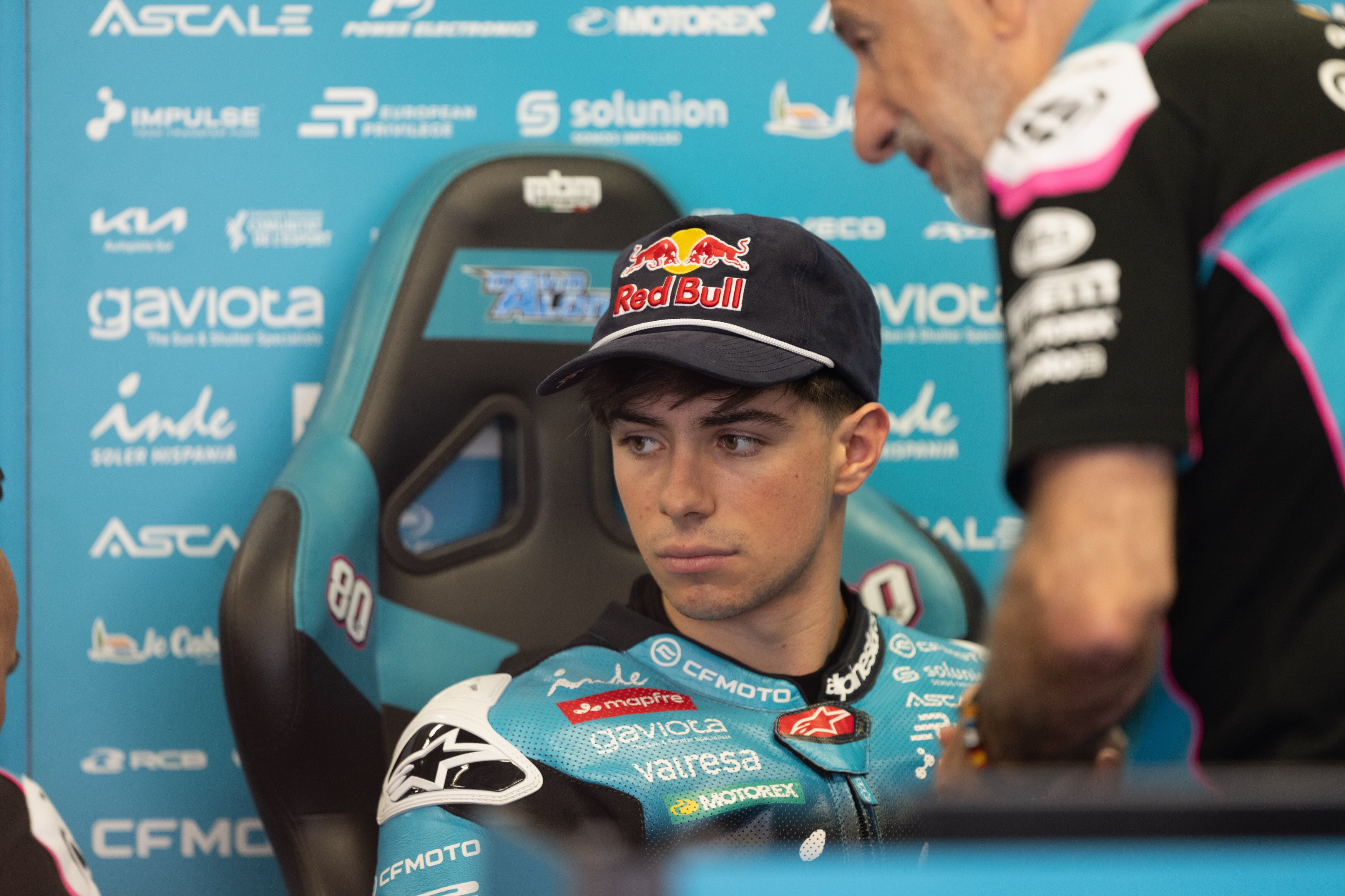Así le fue a David Alonso en la prueba clasificatoria del Gran Premio de Italia en Moto2. (Photo by Mirco Lazzari gp/Getty Images)