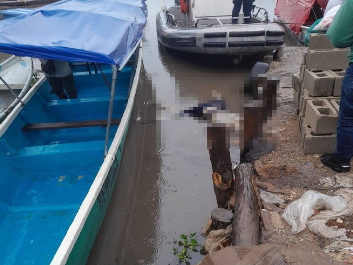 En Pasacaballos hallaron cuerpo sin vida flotando sobre el canal del Dique
