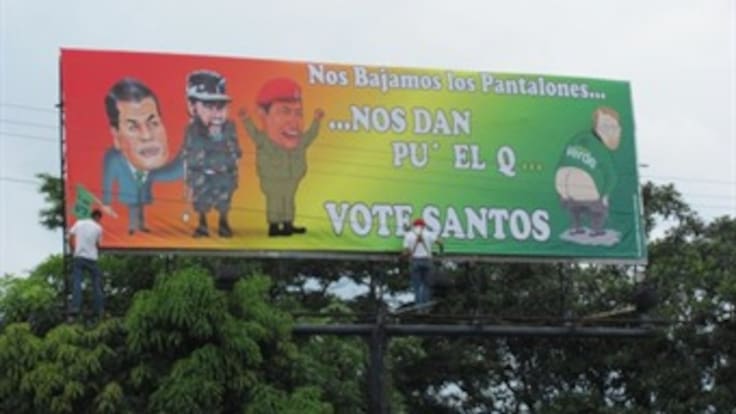 CNE ordenó desmontar vallas ofensivas contra Mockus en Villavicencio