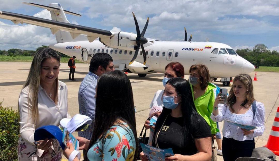 Inauguran nueva ruta Medellín -Tolú- Medellín operada por de EasyFly 